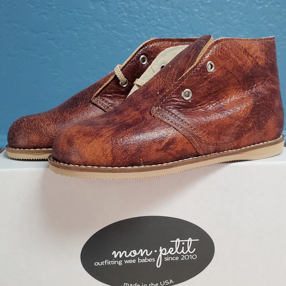 Mon Petit Hardsole Saddle Oxfords